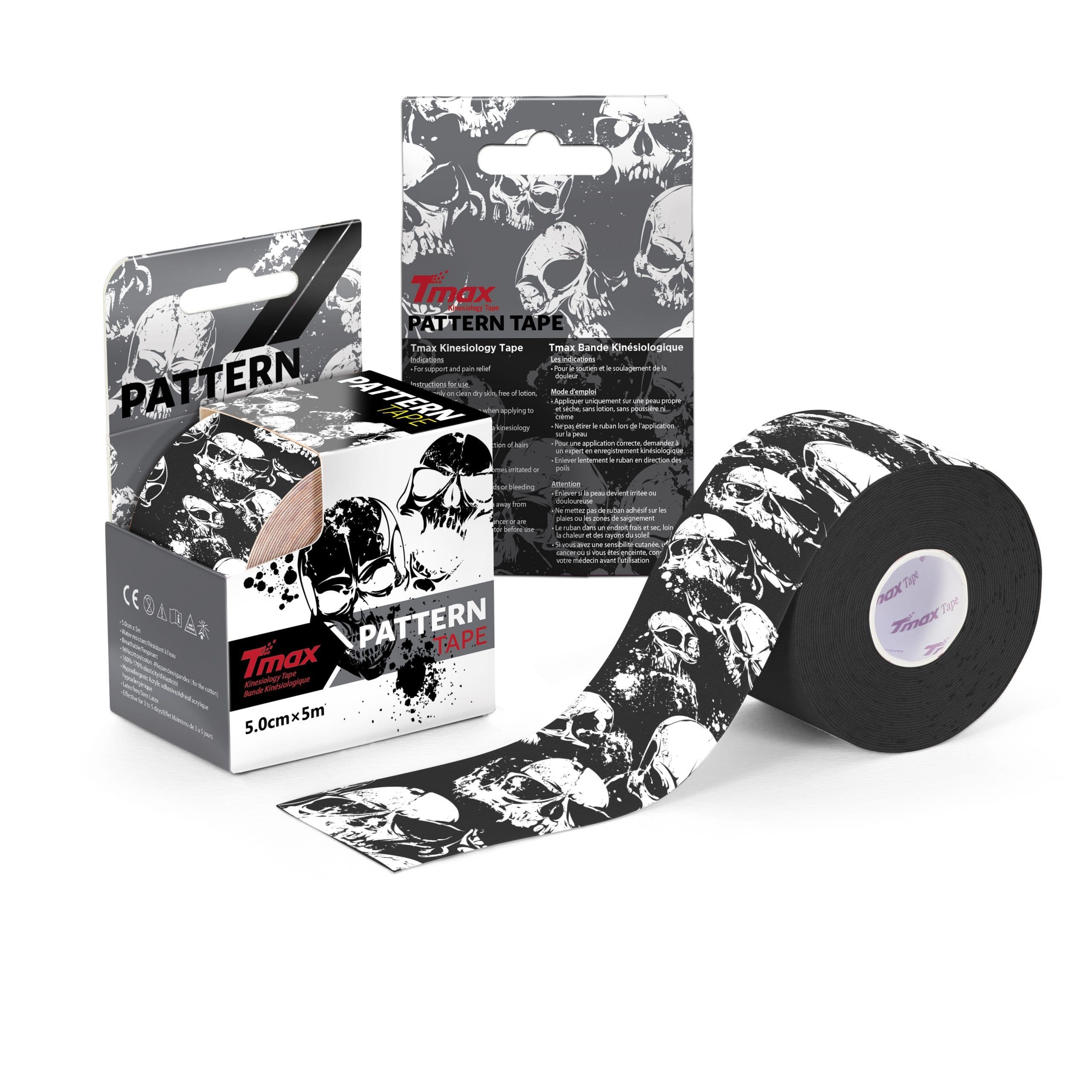 Kuru Kafa İskelet Desenli Tape