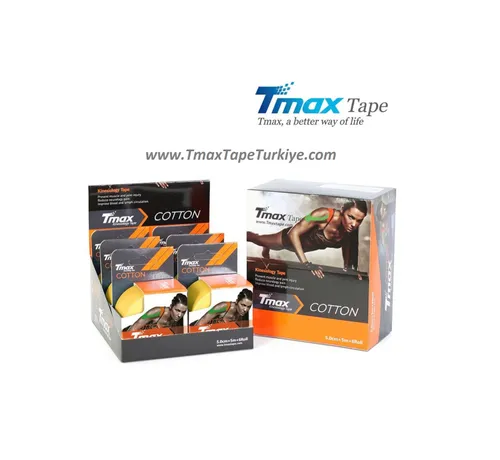 Tmax Sarı Kinesio Tape 6 Lı Kutu