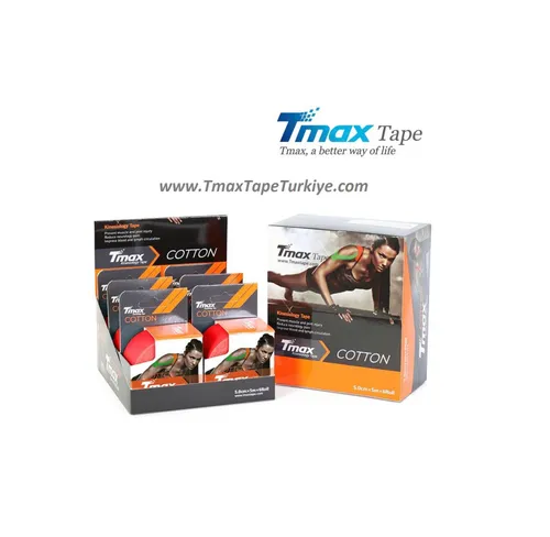 Tmax Kırmızı Kinesio Tape 6 Lı Kutu