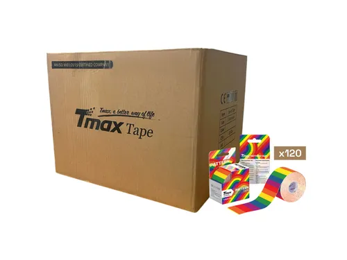 Tmax Tape Gökkuşağı Rainbow Pattern - 120'li Paket