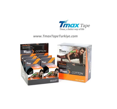 Tmax Siyah Kinesio Tape 6 Lı Kutu
