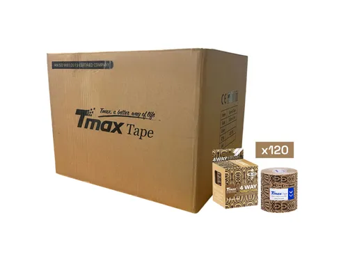 Tmax Biomechanic Tape with Tattoo 4 Way Strech Dövmeli 7.5 Cm X 5 Metre - 120'li Paket